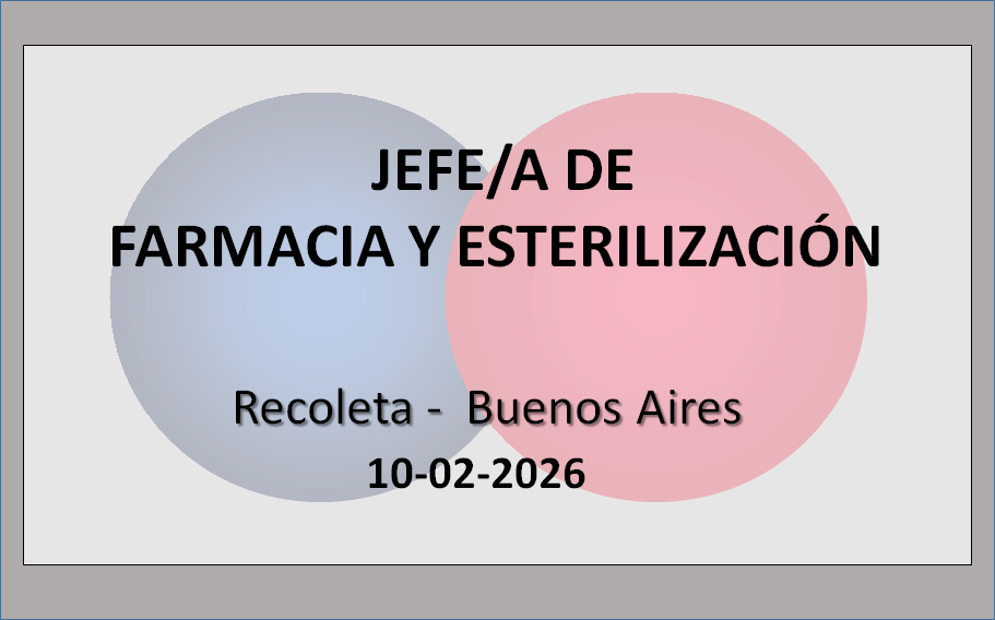 Jefe/a de Farmacia y Esterilización 1 - OL Group Jefe/a de Farmacia y Esterilización