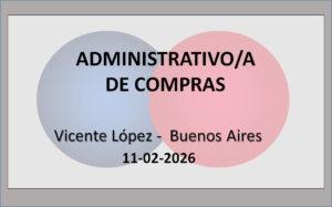 Administrativo/a de Compras de Obras Jr
