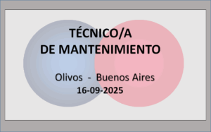 Técnico/a de Mantenimiento