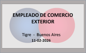 Empleado de Comercio Exterior