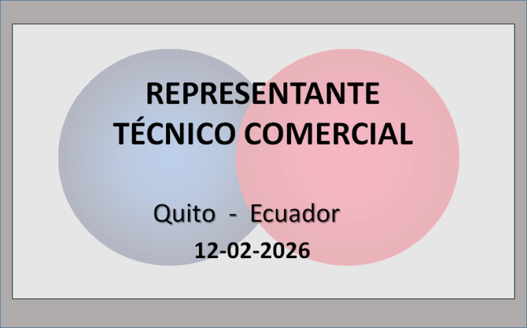 Representante Técnico Comercial 3 - OL Group Representante Técnico Comercial