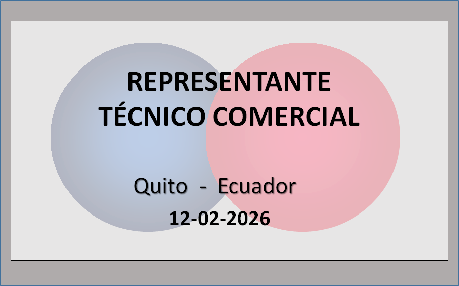 Representante Técnico Comercial