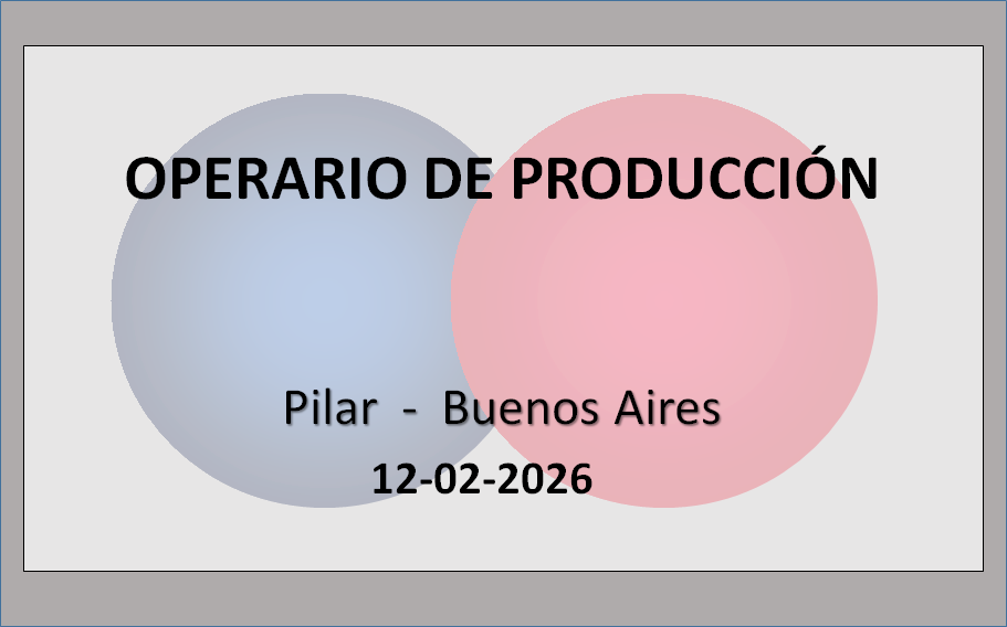 Operario de Producción