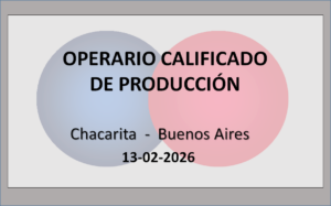 Operario Calificado de Producción