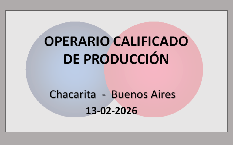 Operario Calificado de Producción 4 - OL Group Operario Calificado de Producción