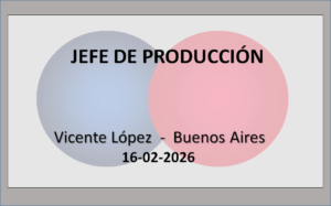 Jefe de Producción