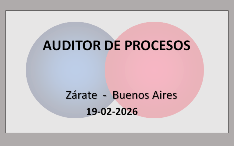Auditor de Procesos 7 - OL Group Auditor de Procesos (Técnico Químico)