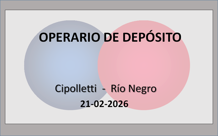 Operario de depósito