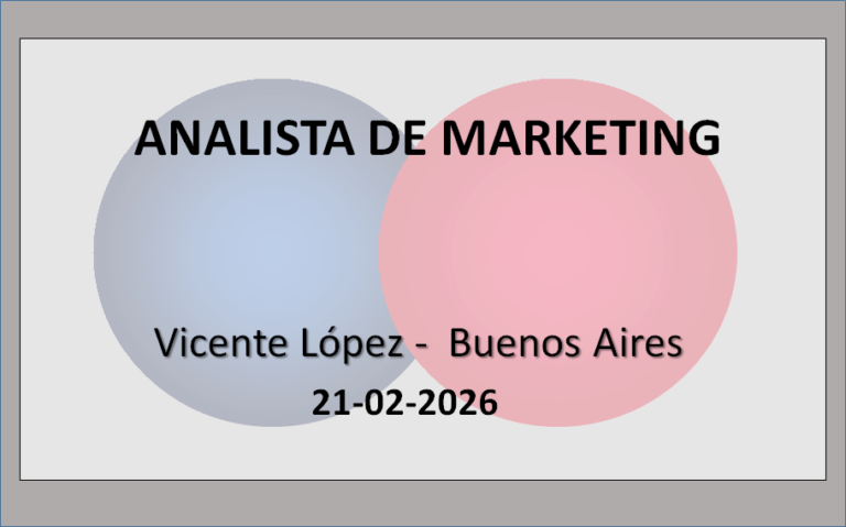 Analista de Marketing 4 - OL Group Analista de Marketing
