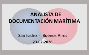 Analista de Documentación Marítima
