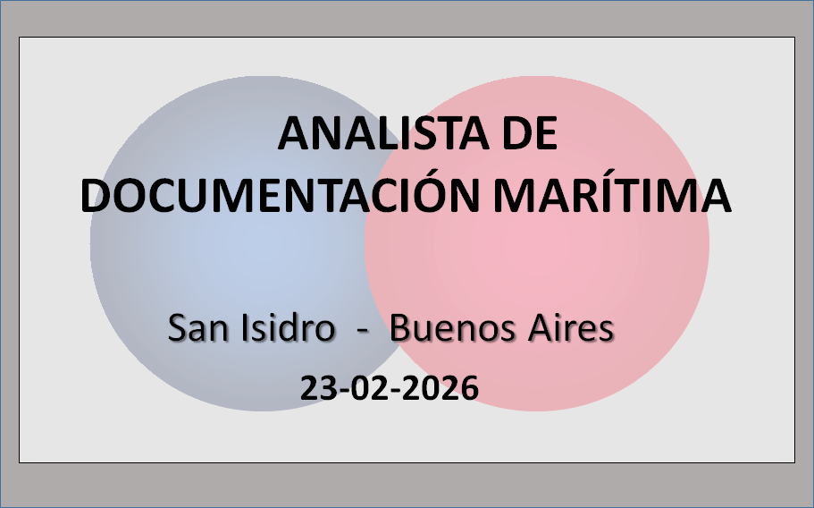 Analista de Documentación Marítima