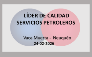 Líder de Calidad para Multinacional de Servicios Petroleros