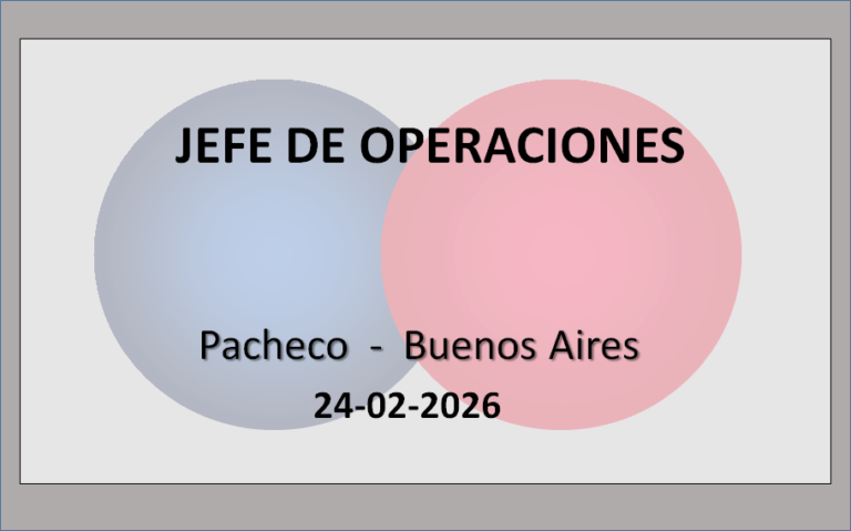 Jefe de Operaciones 5 - OL Group Jefe de Operaciones