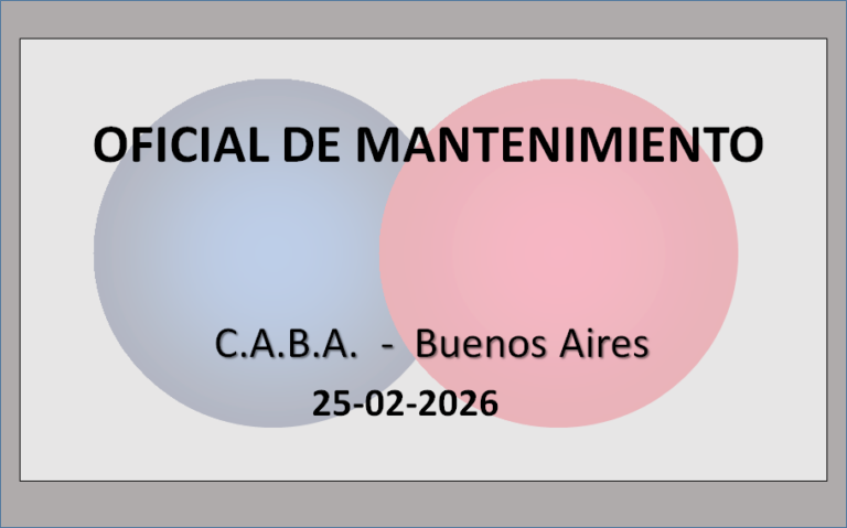 Oficial de Mantenimiento 3 - OL Group Oficial de Mantenimiento