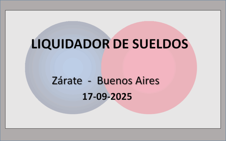 Liquidador de Sueldos