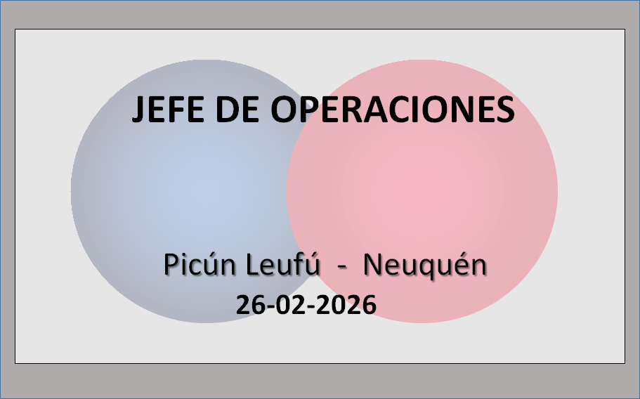 Jefe de Operaciones
