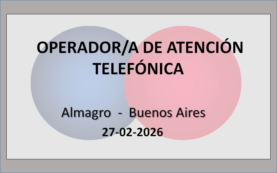Operador/a de Atención Telefónica