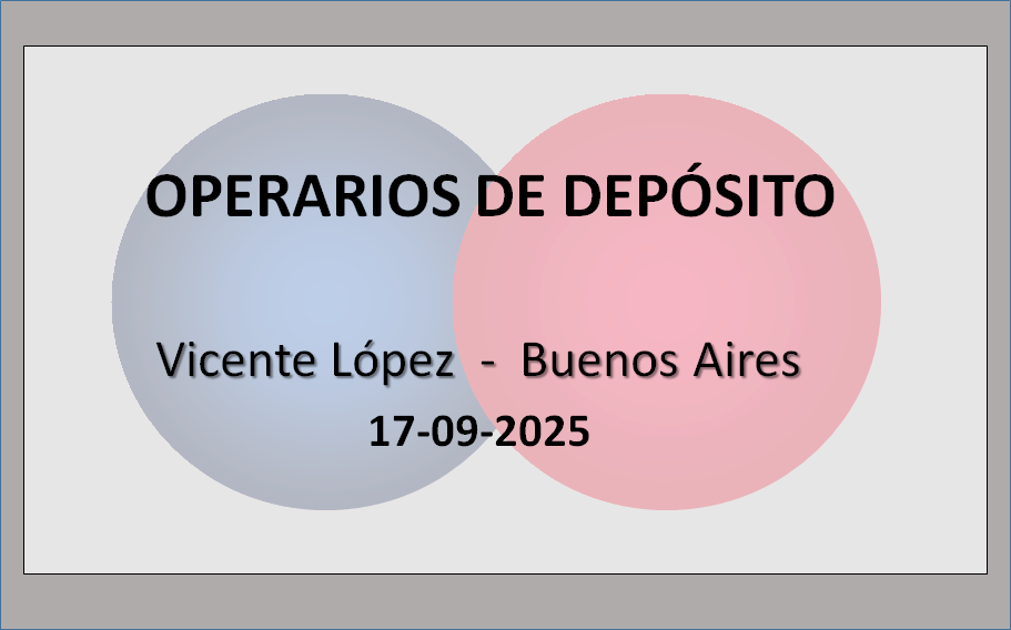 Operarios de Depósito