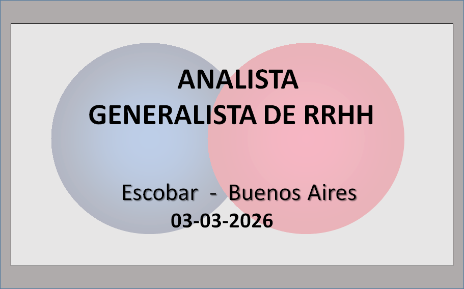 Analista Generalista de RRHH