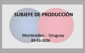 Subjefe de Producción