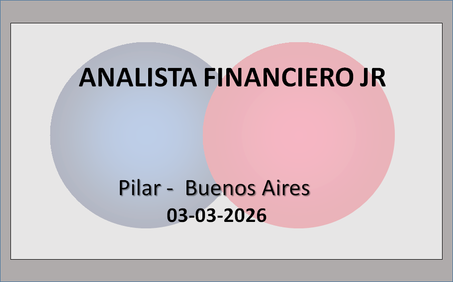 Analista financiero Jr.