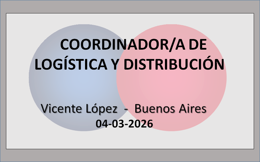 Coordinador/a de Logística y Distribución
