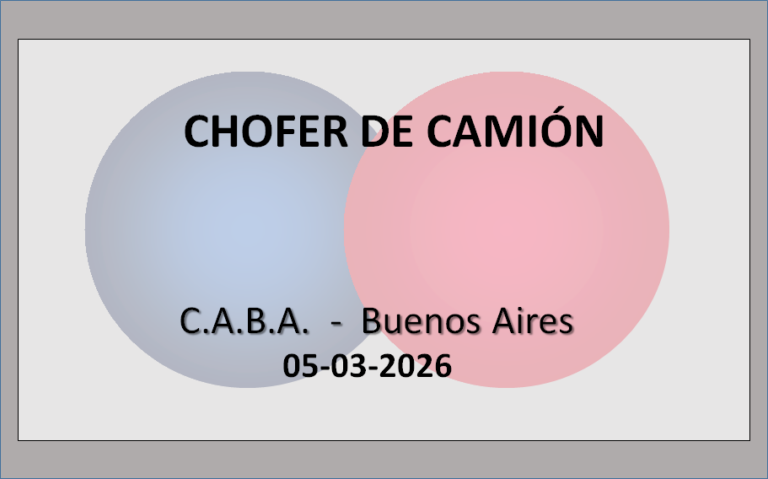 Chofer de Camión 7 - OL Group Chofer de Camión