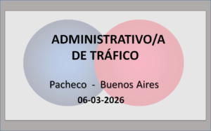 Administrativo/a de Tráfico