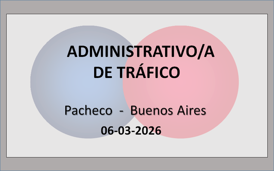 Administrativo/a de Tráfico