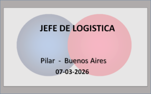 Jefe de Logística