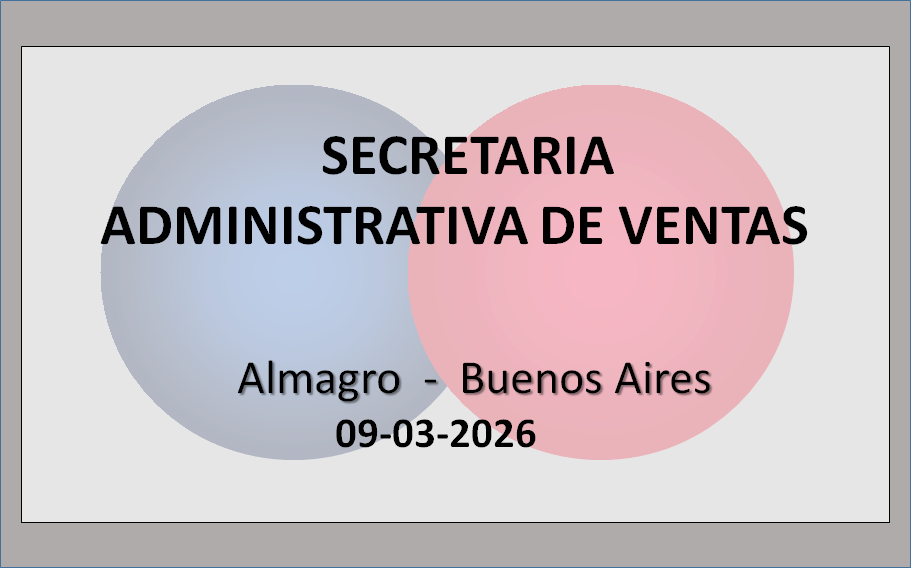 Secretaria Administrativa de Ventas
