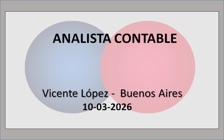 Analista Contable