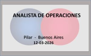 Analista de Operaciones