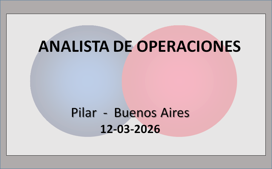 Analista de Operaciones