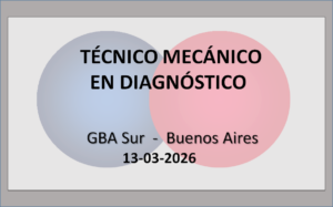 Técnico Mecánico especializado en Diagnóstico