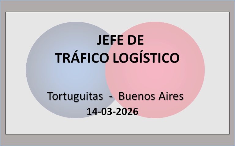 Jefe de Tráfico Logístico