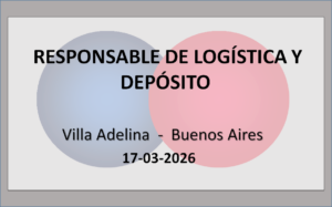 Responsable de Logística y Depósito