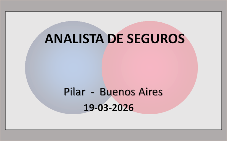 Analista de Seguros