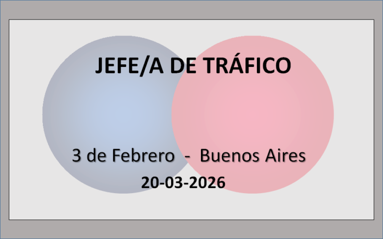 Jefe/a de Tráfico de Larga Distancia