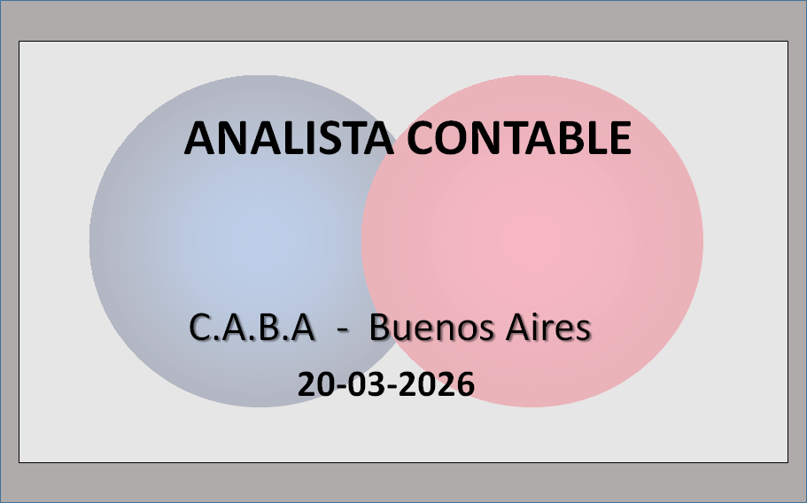 Analista Contable
