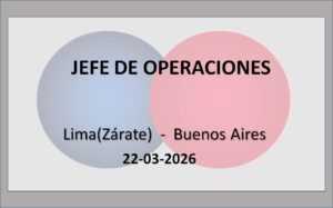 Jefe de Operaciones