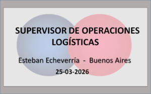 Supervisor de Operaciones Logísticas