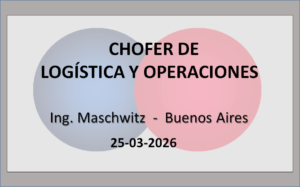 Chofer de Logística y Operaciones
