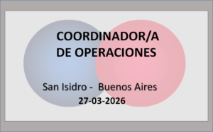 Coordinador/a de Operaciones