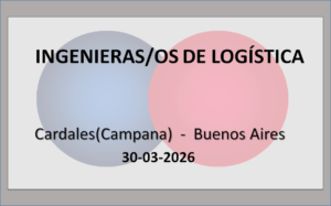 Ingenieras/os de Procesos de Logística