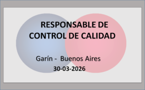 Responsable de Control de Calidad