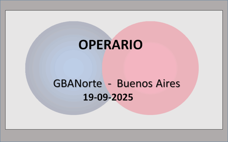 Operario de fraccionamiento