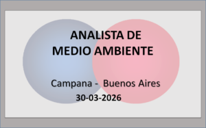 Analista de Medio Ambiente (con foco en Seguridad e Higiene)