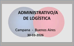 Administrativo/a de Logística