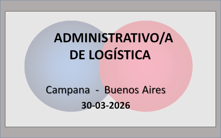 Administrativo/a de Logística